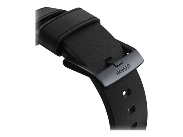Nomad Active Band Pro, Yhtye, Älykello, musta, Apple, Ultra / 46mm, Nahka, Ruostumaton teräs