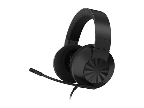 Lenovo H210 - Hodesett - full størrelse - kablet - 3,5 mm jakk - svart