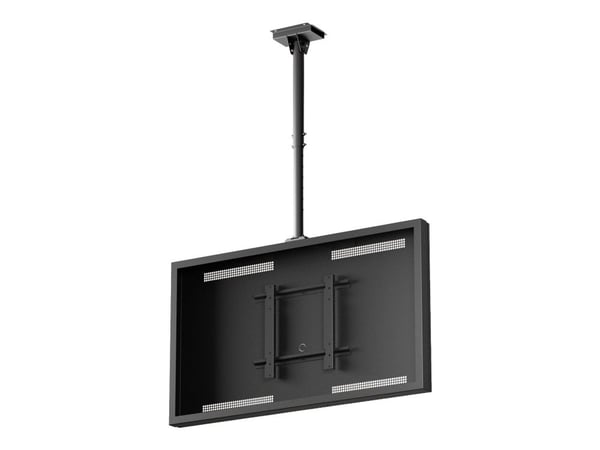 HI-ND - Monteringssett (hylster) - landskap - for digitalsignerings-LCD-panel - hvit - skjermstørrelse: 55" - takmonterbar