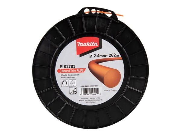 Makita - Gresstusserstreng - 2.4 mm - lengde: 262 m - for Makita DUR368AZ, DUR368LZ, DUR369AZ, EBH341U