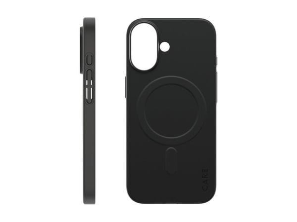 CARE by PanzerGlass SL1M - Baksidedeksel for mobiltelefon - MagSafe-samsvar - polykarbonat (PC) - svart - for Apple iPhone 17
