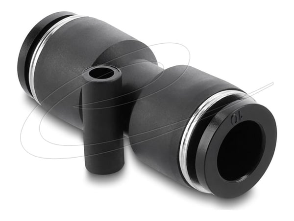 Delock pneumatisk kontakt 10 mm med rett monteringshull