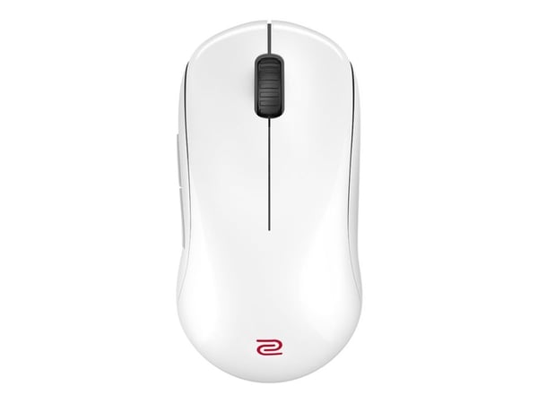 BenQ ZOWIE U2-DW - Glossy Edition - mus - 4K, for esports, M - høyre- og venstrehåndet - 7 knapper - trådløs - 2.4 GHz - hvit