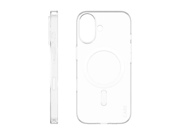 CARE by PanzerGlass SL1M - Baksidedeksel for mobiltelefon - MagSafe-samsvar - polykarbonat (PC) - gjennomsiktig - for Apple iPhone 17