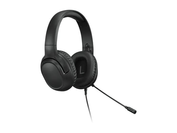 Lenovo H110 - Hodesett - full størrelse - kablet - 3,5 mm jakk - svart