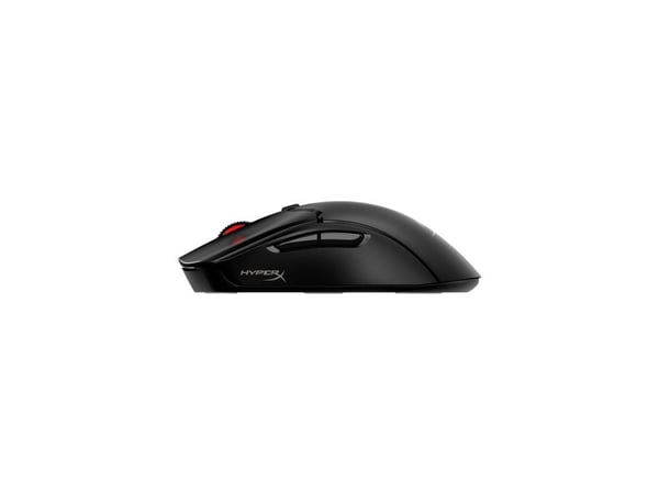 HyperX Pulsefire Haste 2 - Mus - optisk - 6 knappar - trådlös, kabelansluten - 2.4 GHz, Bluetooth 5.2, USB 2.0 - trådlös USB-mottagare - svart