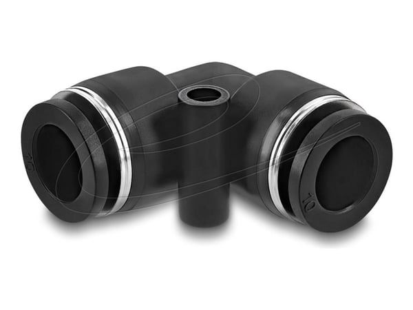 Delock pneumatisk kontakt 10 mm med 90° vinklet monteringshull