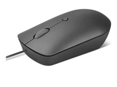 Lenovo 540 - Mus - kompakt - optisk - 4 knapper - kablet - stormgrå - løsvekt