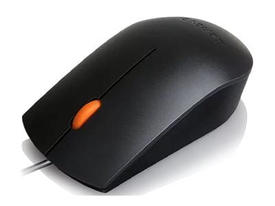Lenovo 300 - Mus - høyre- og venstrehåndet - kablet - USB