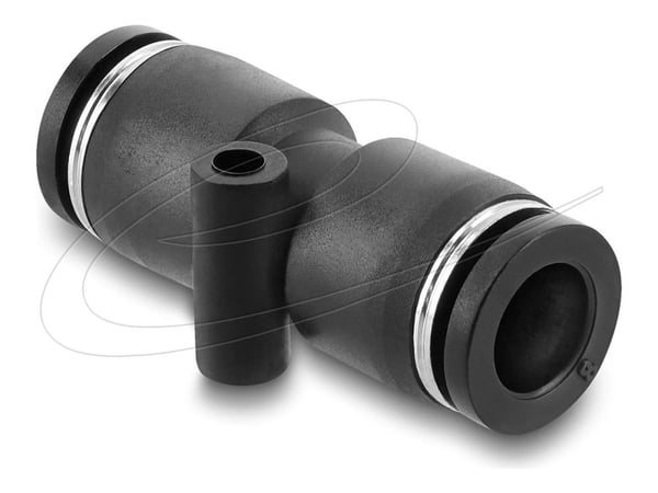 Delock pneumatisk kontakt 8 mm med rett monteringshull