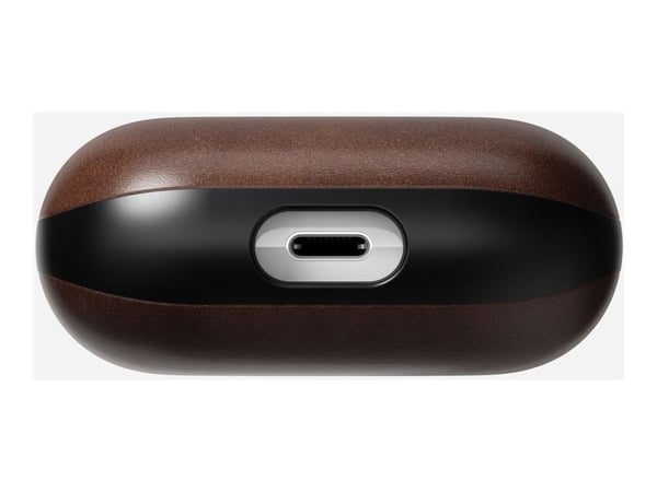 Nomad NM01001485 lærveske til Apple AirPods 3 - Mørkebrun