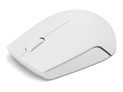 Lenovo 300 Wireless Compact - Mus - with battery - optisk - 3 knapper - trådløs - 2.4 GHz - USB trådløs mottaker - skygrå - blister
