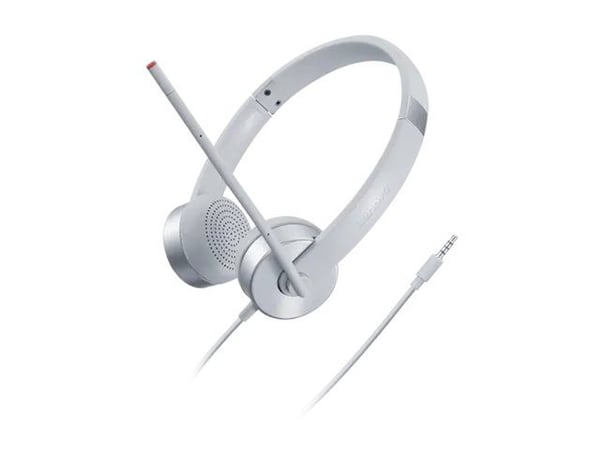 Lenovo 100 - Hodesett - on-ear - kablet - 3,5 mm jakk