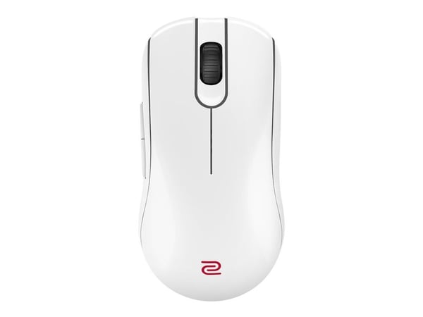 BenQ ZOWIE FK2-DW - Glossy Edition - mus - 4K, for esports, M - høyre- og venstrehåndet - 7 knapper - trådløs - 2.4 GHz - hvit