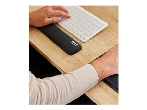 Fellowes Breyta - Håndleddsstøtte for tastatur - TKL - kompakt - svart