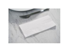Lautasliina Duni 33x33cm 2-kertainen 1/8-kertainen Nordic Ecolabelled White, 300 kpl/pk
