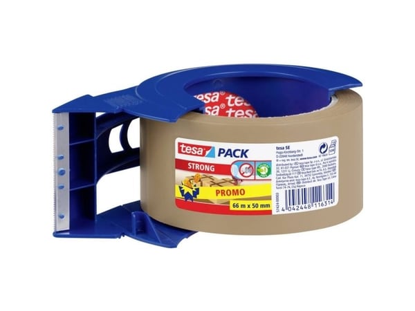 TESA Strong, polypropeeni (PP), paperi, 66 m, 50 mm, 1 kpl