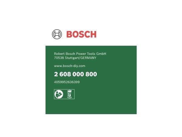 Bosch 2 608 000 800, Guide rail adapter, Stål, 1 stykker