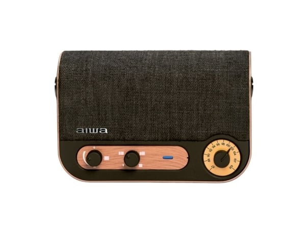 Aiwa RBTU-600, 5 W, 75 - 18000 Hz, Trådløs, Bærbar monohøyttaler, Beige, Sort, Universell