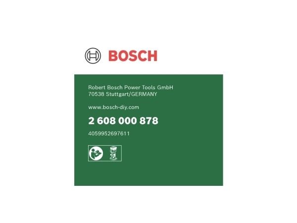 Bosch 2 608 000 878, Guide rail adapter, Terästä, 1 kpl