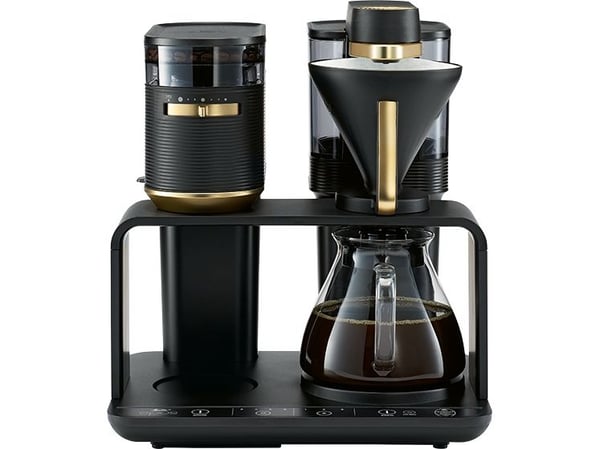 Melitta EPOS 1024-04, Kaffebrygger (drypp), 1 l, Kaffe bønner, Innebygd kaffekvern, 1515 W, Sort, Gull