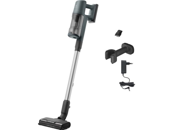 Electrolux EP61CB21OG, 2-i-1 stavstøvsuger, Uten pose, Grønn, 0,6 l, Resirkulert plast, Tørr