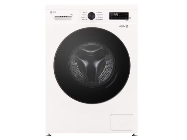 LG F4X1009NWB - Vaskemaskin - Wi-Fi - bredde: 60 cm - dybde: 59 cm - høyde: 85 cm - frontileggelse - 9 kg - 1400 rpm - hvit