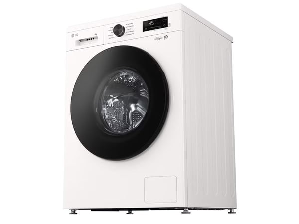 LG F4X1009NWB - Vaskemaskin - Wi-Fi - bredde: 60 cm - dybde: 59 cm - høyde: 85 cm - frontileggelse - 9 kg - 1400 rpm - hvit
