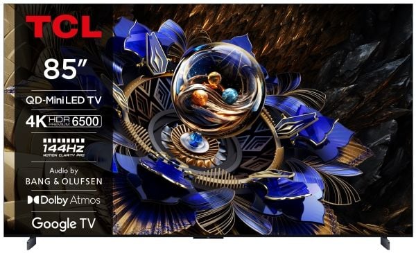 TCL 85X11K - 85" Diagonalklasse X Series LED-bakgrunnsbelyst LCD TV - QLED - Smart TV - Google TV - 4K UHD (2160p) 3840 x 2160 - HDR - Quantum Dot,...