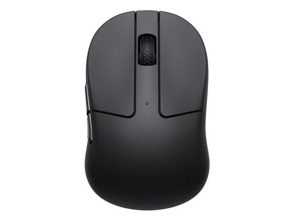 Keychron M4 - Mus - ergonomisk - optisk - 5 knapper - trådløs, kablet - 2.4 GHz, Bluetooth 5.1, USB-C - USB trådløs mottaker - svart