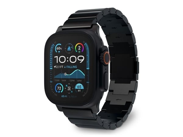 Decoded Traction Band, Band, Smartklokke, Svart, Apple, Apple Watch Ultra 1 & 2, Titan