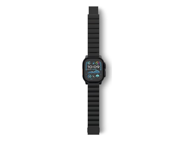 Decoded Traction Band, Band, Smartklokke, Svart, Apple, Apple Watch Ultra 1 & 2, Titan