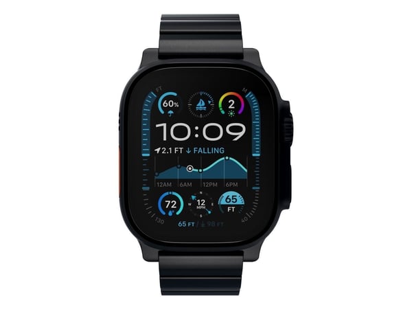 Decoded Traction Band, Band, Smartklokke, Svart, Apple, Apple Watch Ultra 1 & 2, Titan