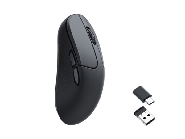 Keychron M3 Mini, Oikeakätinen, Optinen, RF Wireless + Bluetooth + USB Type-C, 30000 DPI, musta