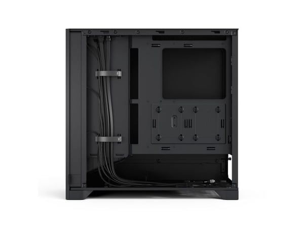 Fractal Design Pop 2 Air Black Solid, Midi Tower, PC, musta, ATX, mikro ATX, Mini-ITX, Terästä, 17 cm