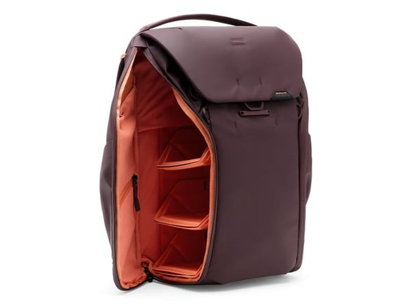 Peak Design Everyday, Ryggsekk, Alle merker, Skulderstropp, Rom for bærbar PC, Burgundy