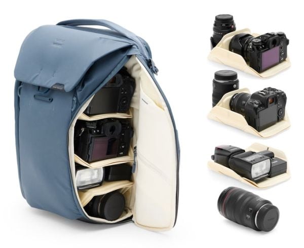Peak Design Everyday, Reppu, Mikä tahansa tuotemerkki, Olkahihna, Notebook-lokero, Sininen