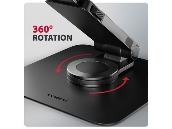 AXAGON - Ställ för bärbar dator - 10" - 17" - svart