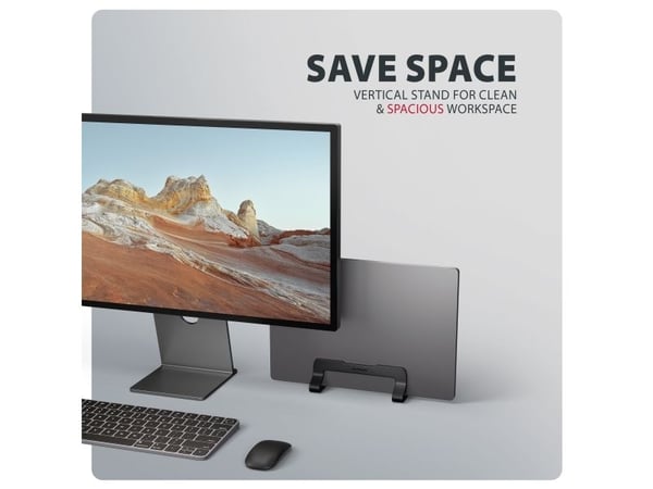 AXAGON - Stativ for notebook/nettbrett (vertikal) - 10" - 17.3" - svart