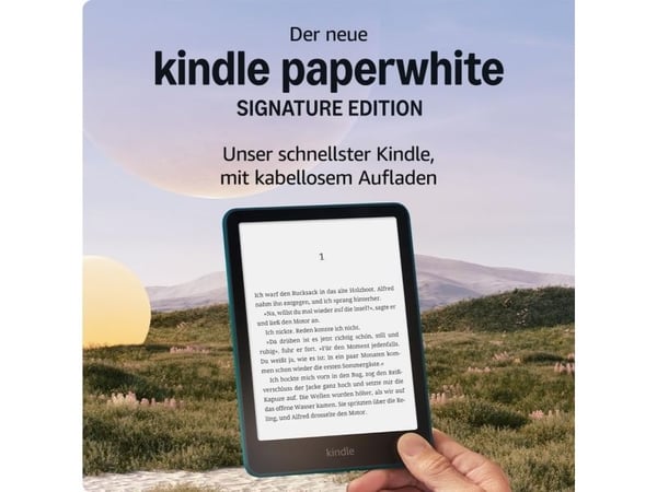 Amazon Kindle Paperwhite Signature Edition - 12. generasjon - eBook-leser - 32 GB - 7" monokrom Paperwhite - berøringsskjerm - Bluetooth, Wi-Fi - m...