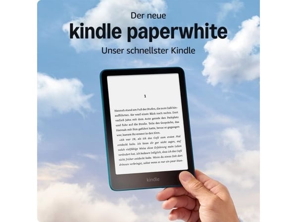 Amazon Kindle Paperwhite - 12. generasjon - eBook-leser - 16 GB - 7" monokrom Paperwhite - berøringsskjerm - Bluetooth, Wi-Fi - jade - Lockscreen A...