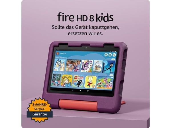 Amazon Fire HD 8 Kids Edition - Tabletti - 32 GB - microSD-korttipaikka