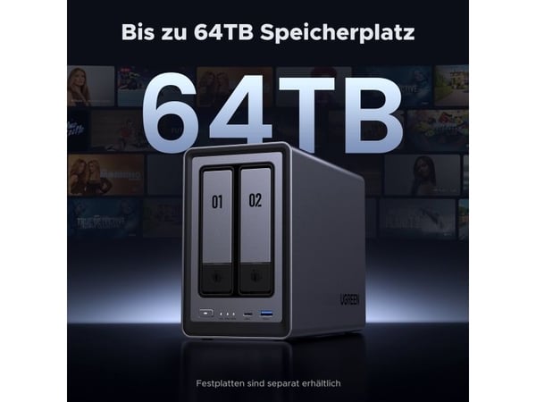 UGREEN NASync DXP2800 NAS-järjestelmä 2-väyläinen NAS-järjestelmä