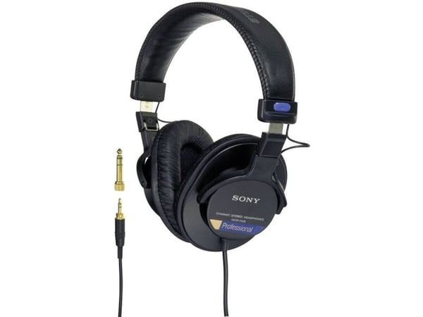 Sony MDR7506, Kabel, 10 - 20000 hz, Scen/studio, 230 g, Hörlurar, Svart