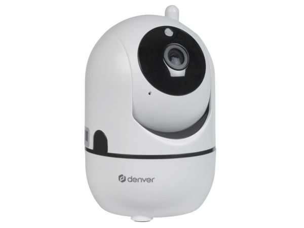 Denver IIC-172, IP-sikkerhetskamera, Innendørs, Trådløs, Bord, Hvit, Kuppel