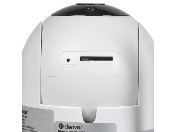 Denver IIC-172, IP-sikkerhetskamera, Innendørs, Trådløs, Bord, Hvit, Kuppel