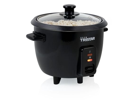 Tristar RK-6141, Svart, 0,6 l, Knapper, 0,8 m, Metall, Glass