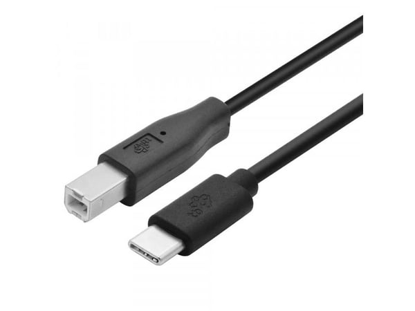 USB-kabel CM-BM 1,8 m svart för skrivare