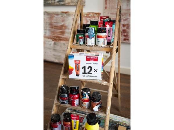 Amsterdam Standard Series akrylfärg value pack | 12 x