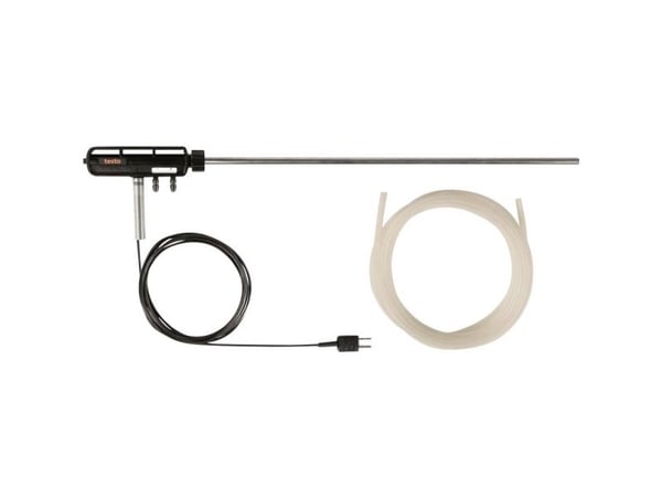 testo 0635 2143 rett staurohr for måling av strømningshastigheter temperatursensor 1 stk